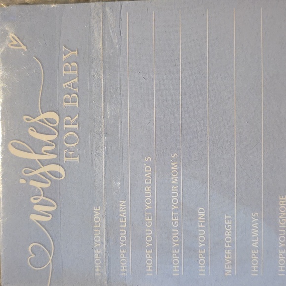 Wishes for Baby Keepsake Card 26 Cards 5x7 - Picture 2 of 3